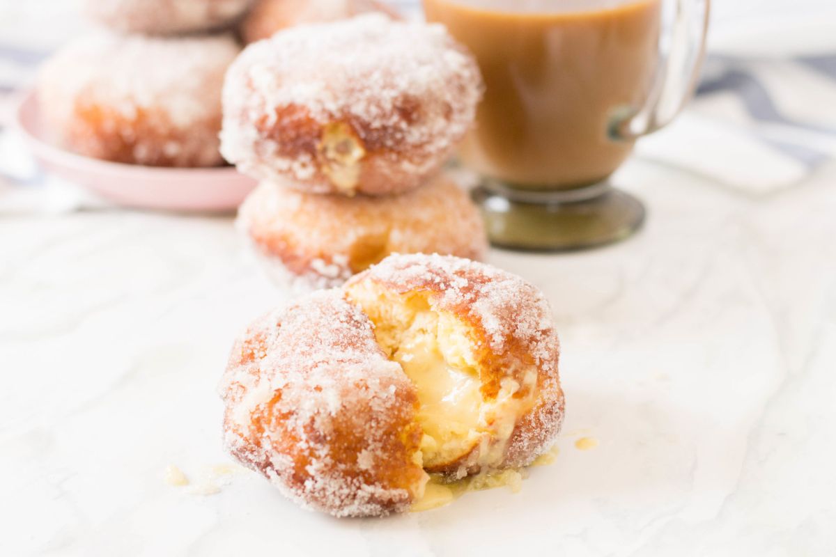 Coconut Filled Malasadas