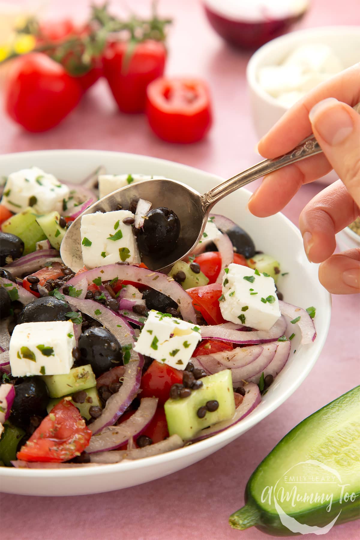 greek lentil salad