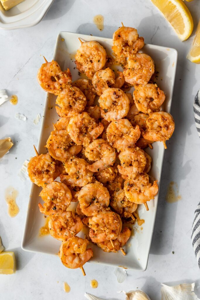 Garlic Butter Shrimp Kabobs