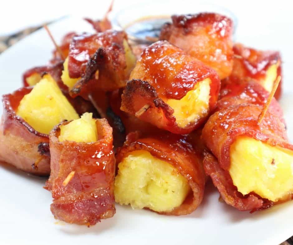 Bacon Wrapped Pineapple