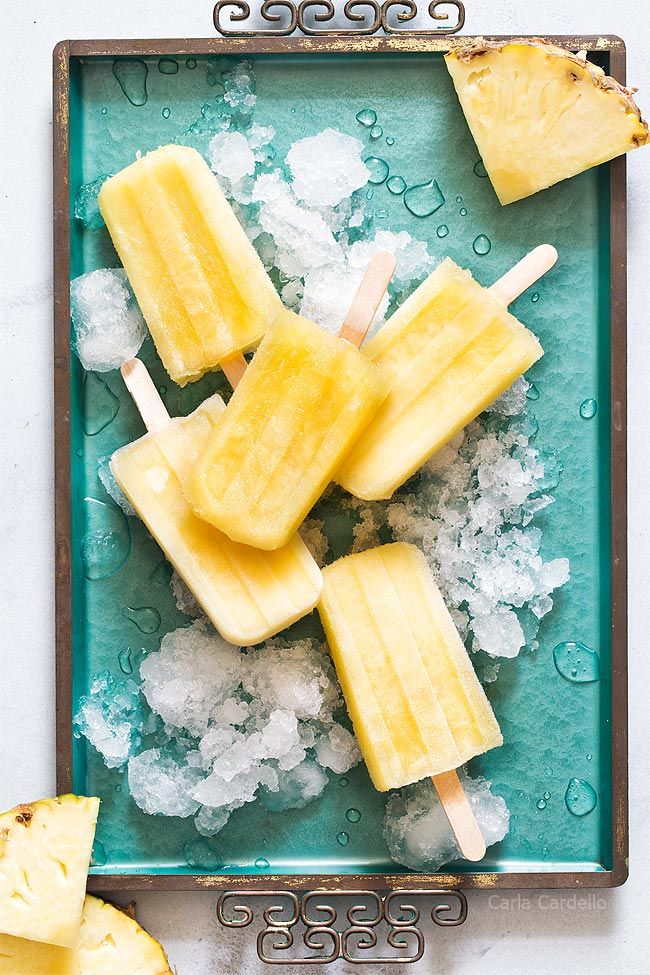 Pineapple Popsicles