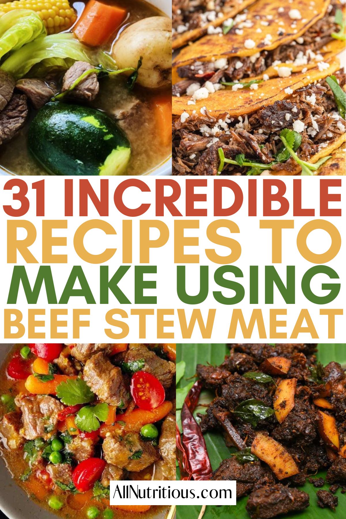 Beef stew meat recipes