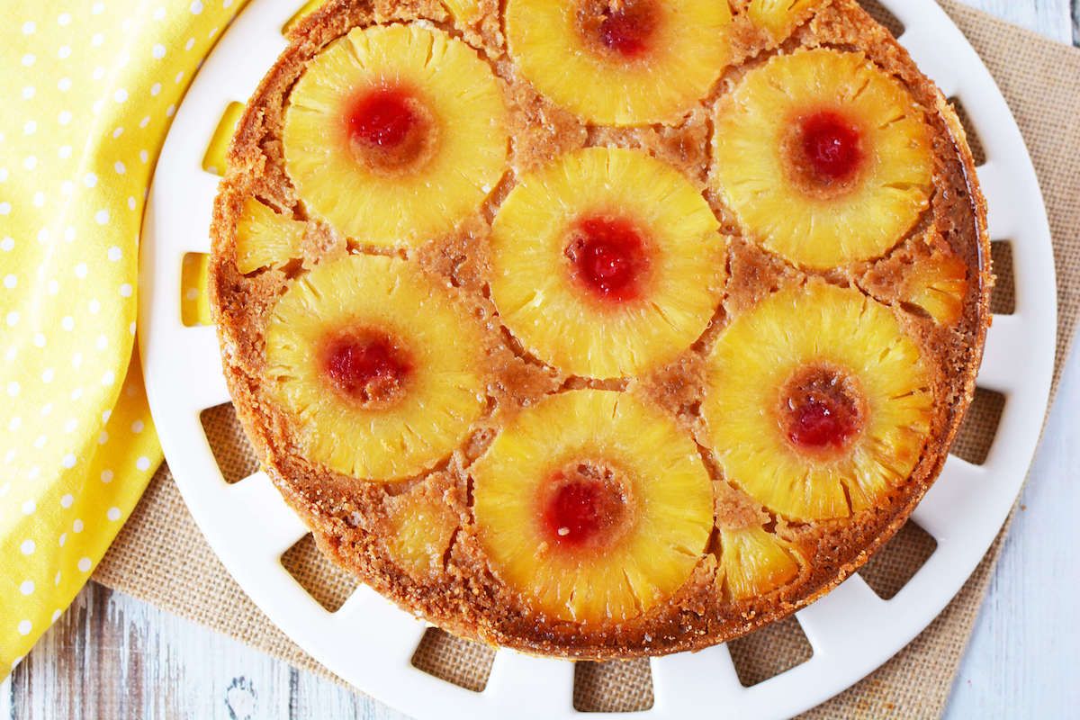 Pineapple Upside Down Cheesecake