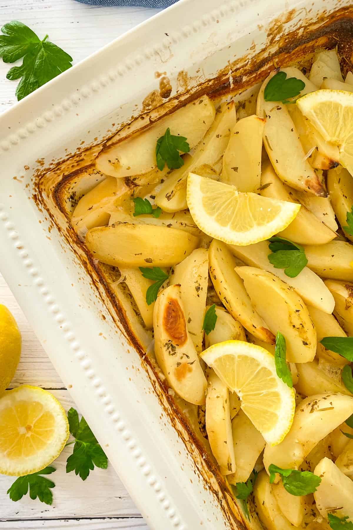 roasted greek lemon potato