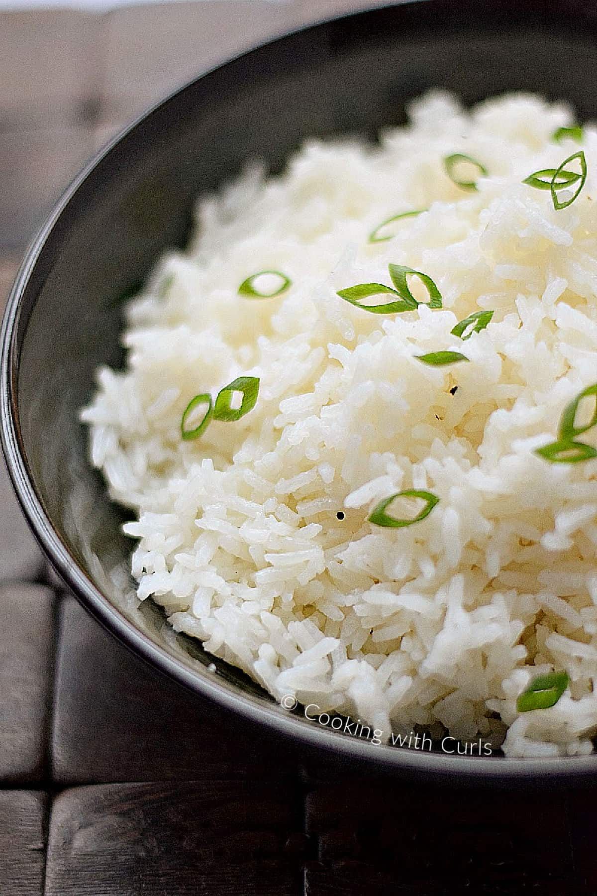 steamed rice