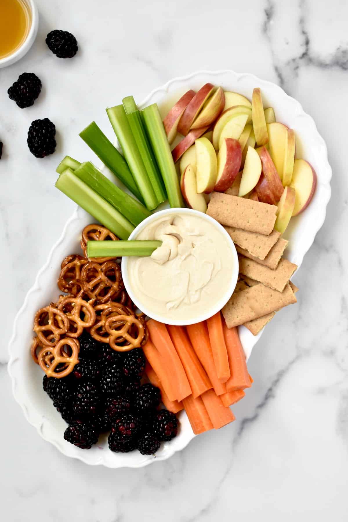 peanut butter Greek yogurt dip