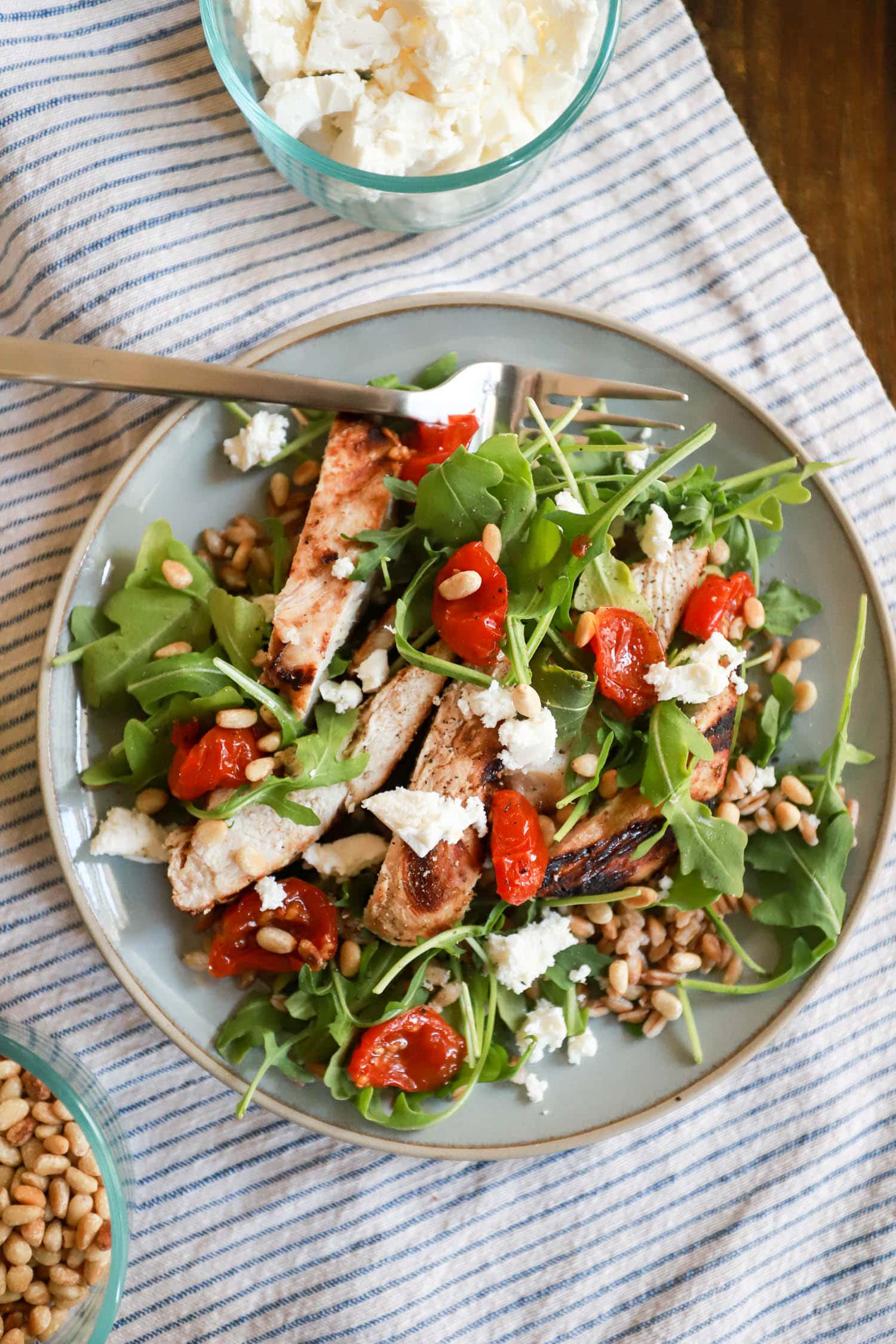 chicken grain bowls