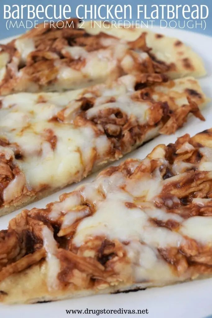 barbecue chicken flatbread