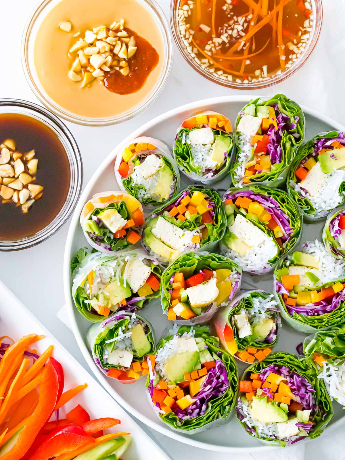 vegetarian summer rolls