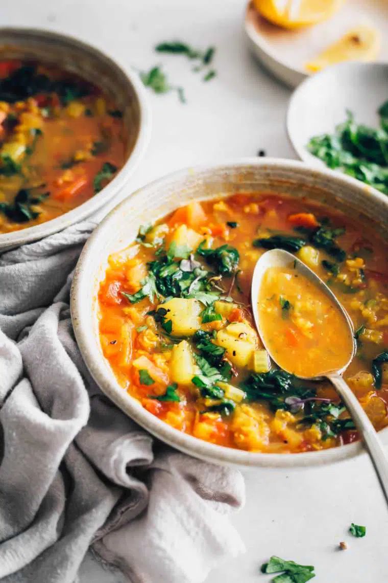 vegan lentil soup