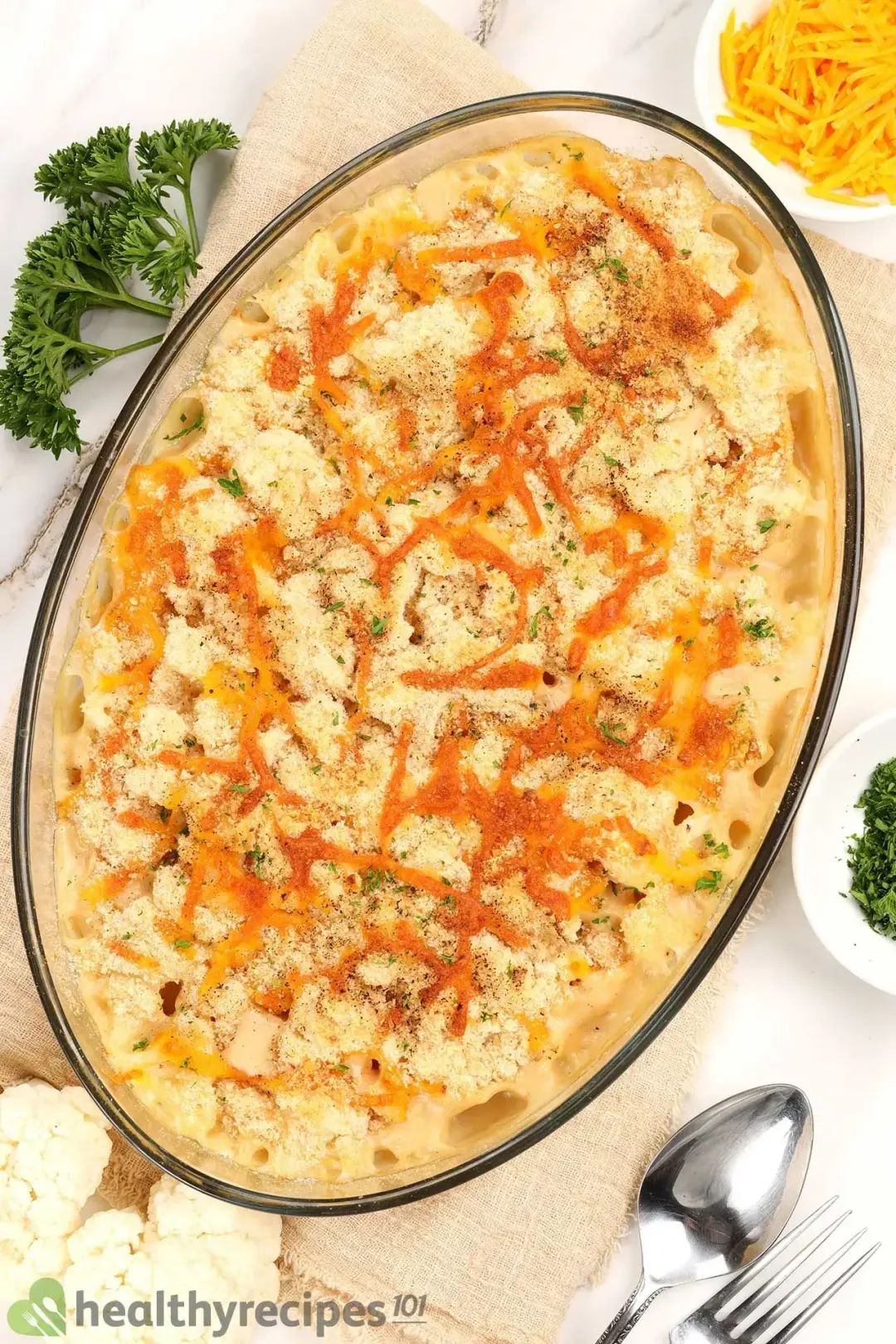 cauliflower mac and cheese