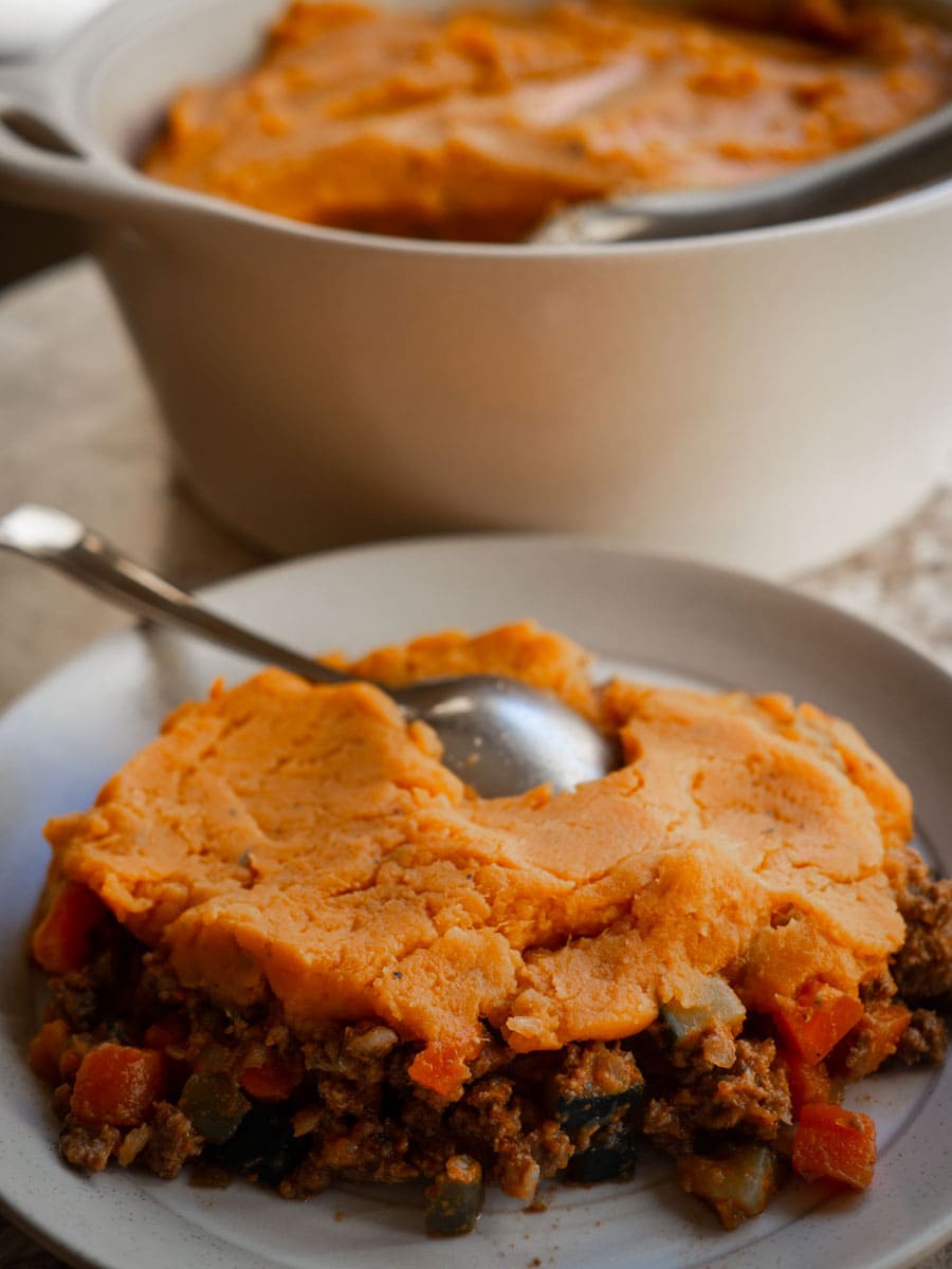 sweet potato shepherd's pie