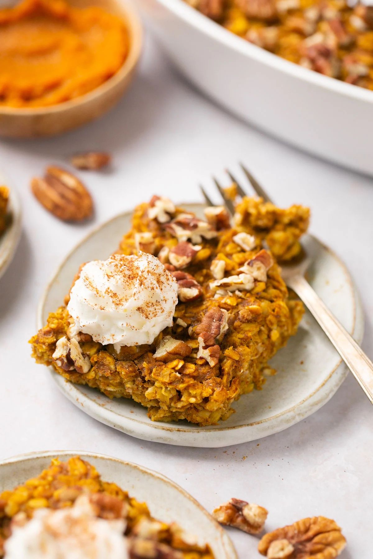 pumpkin pecan oatmeal