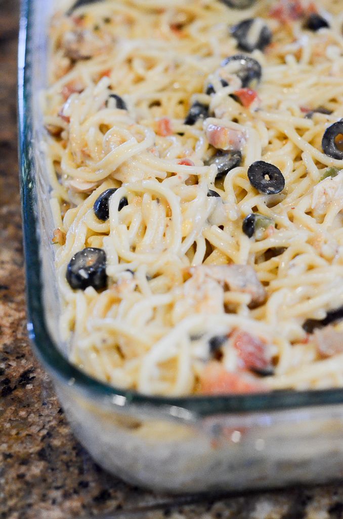 cheese chicken spaghetti