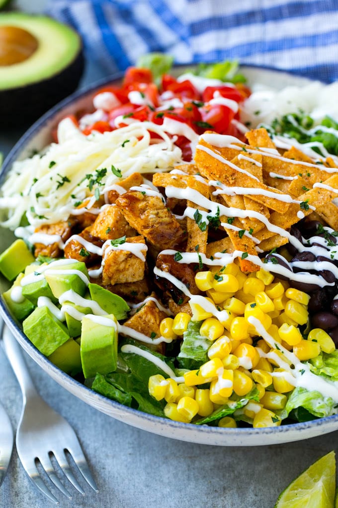 bbq chicken salad