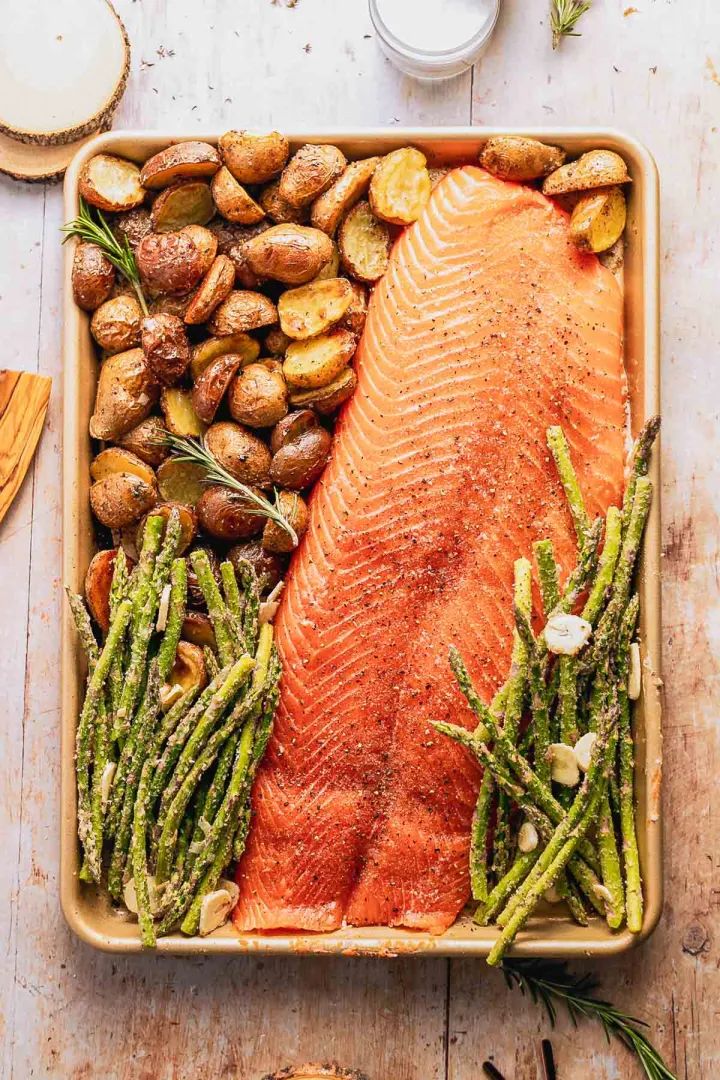 lemony brown butter salmon