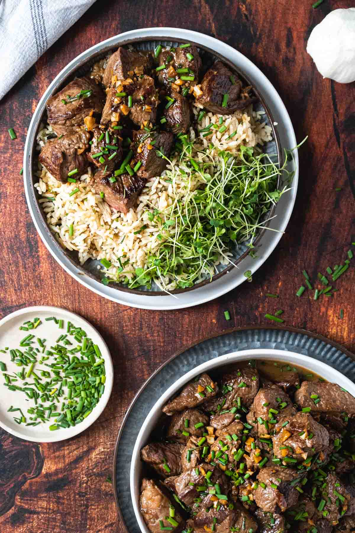 garlic butter steak bites