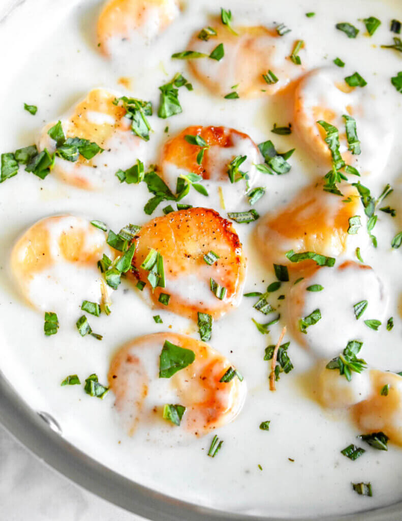 lemon herb scallops