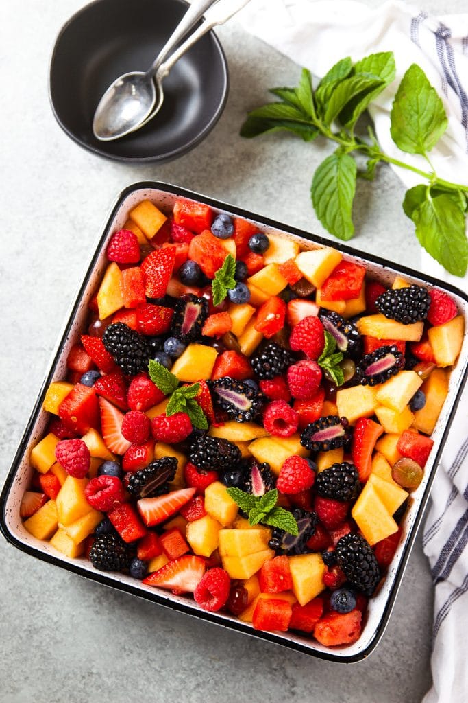 troical summer party fruit salad