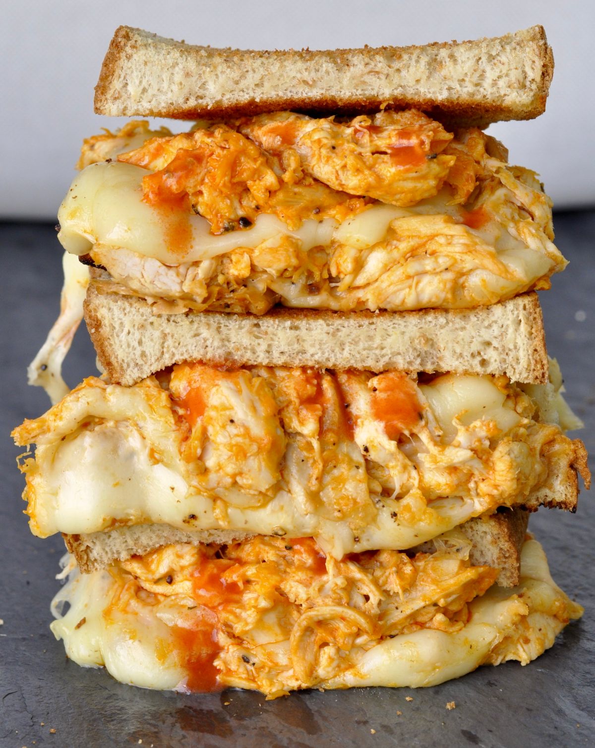 buffalo chicken grilled cheese