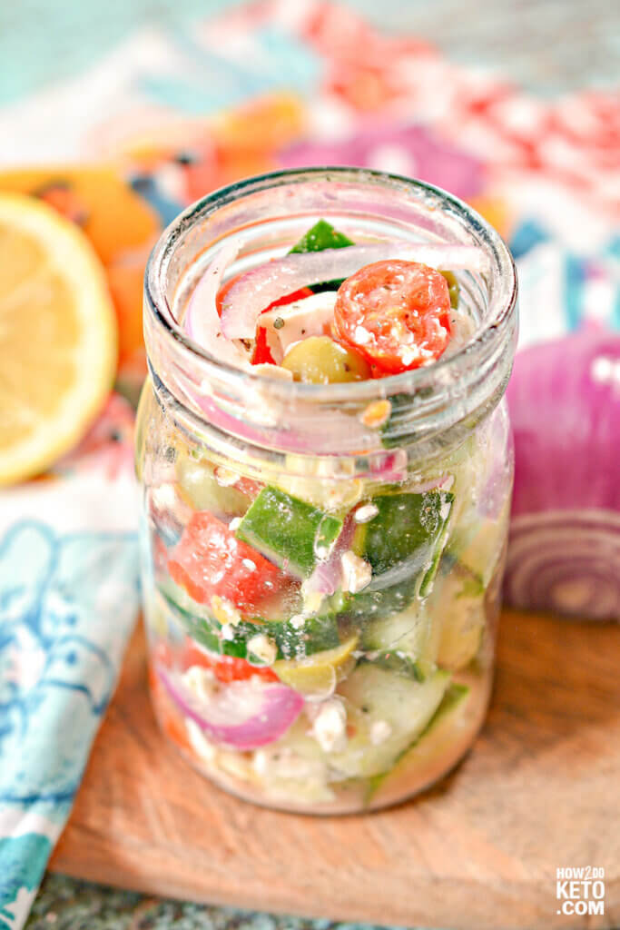 keto Greek salad