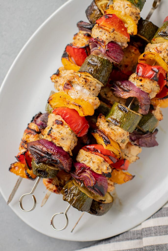 Greek chicken kabobs