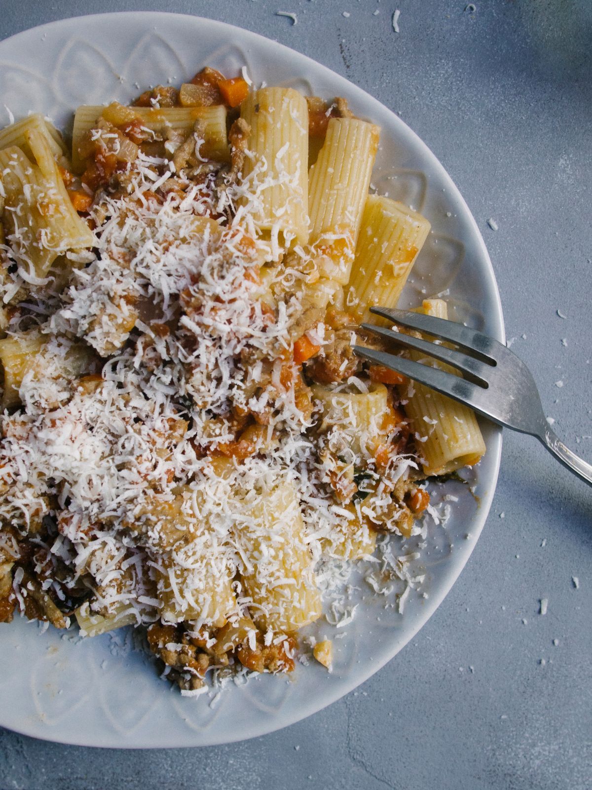 rigatoni bolognese