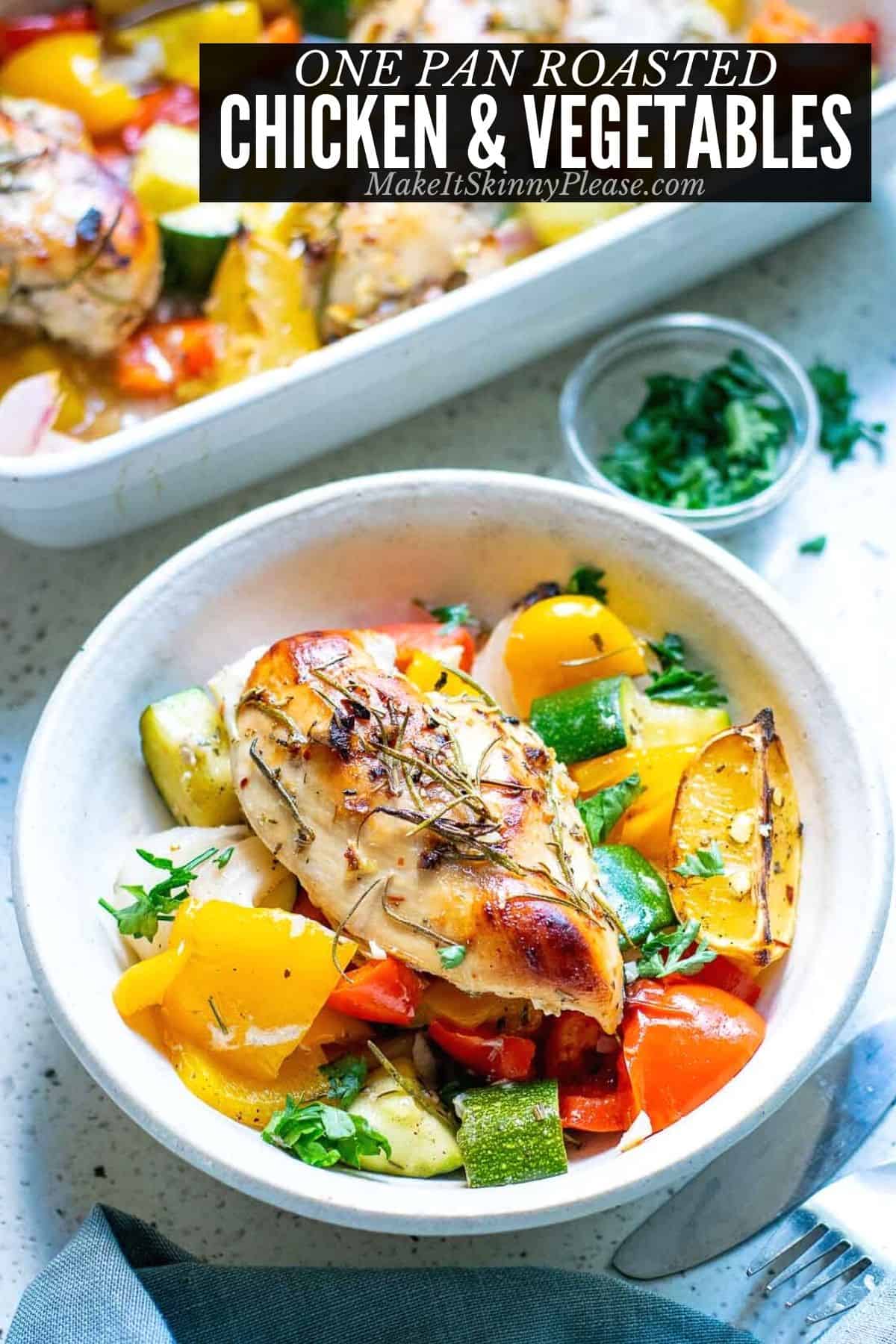 roasted chicken and vegetable