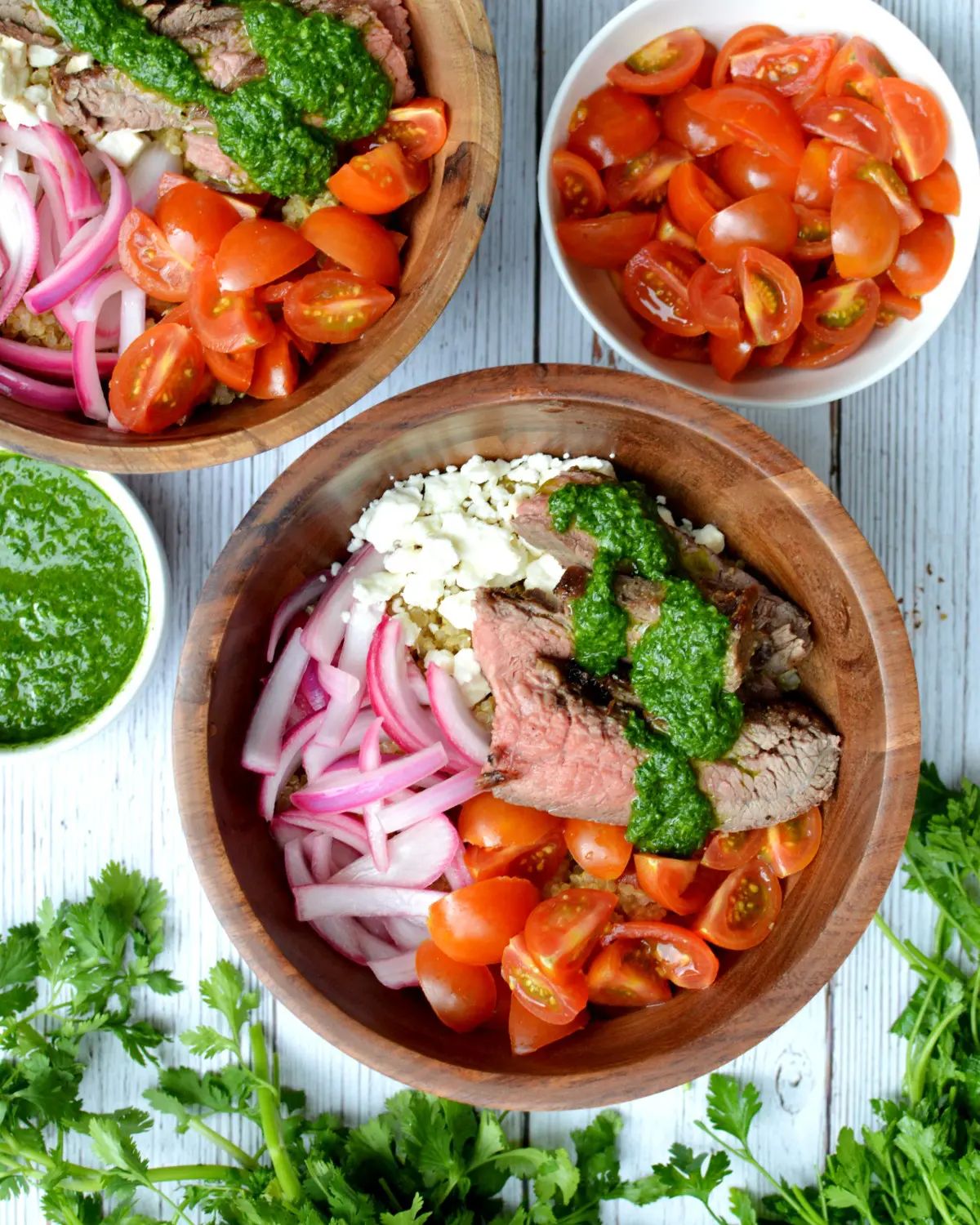 chimichurri steak bowl