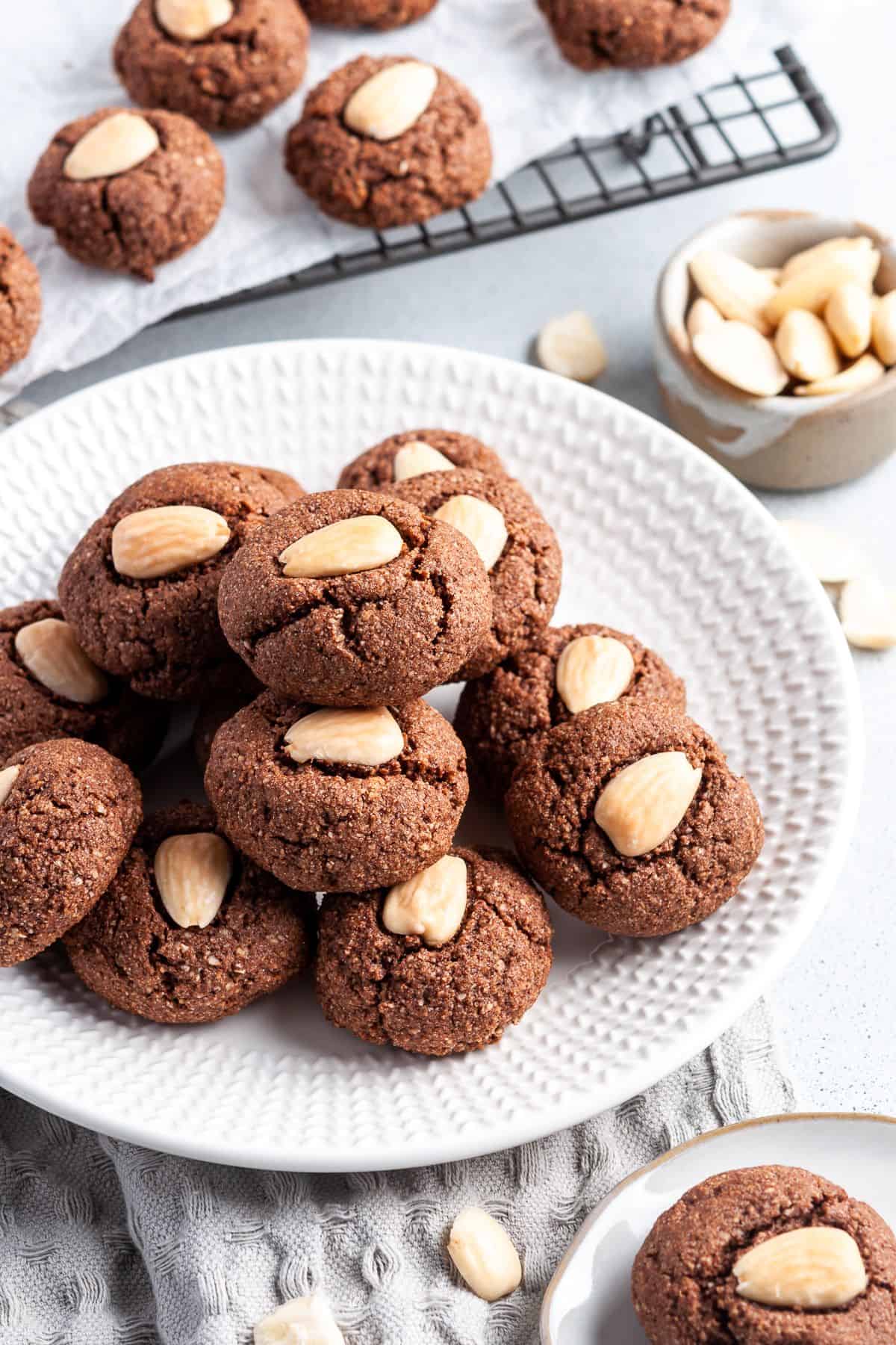 Chocolate Almond Flour Cookies