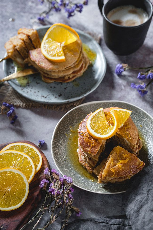 orange ricotta pancakes