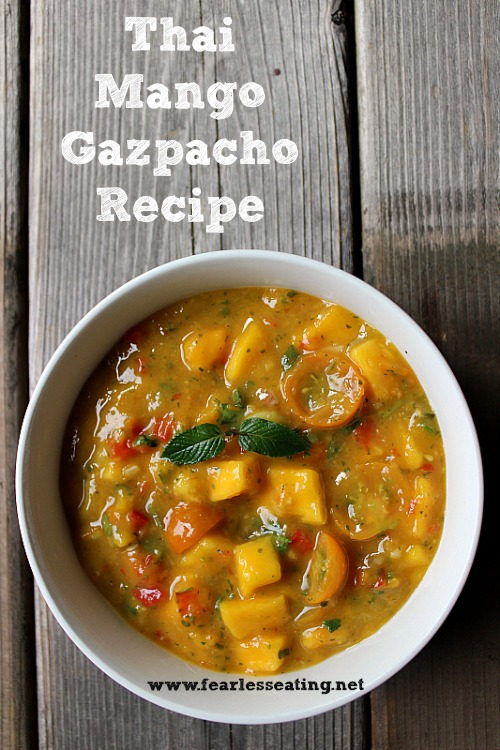 Thai mango gazpacho