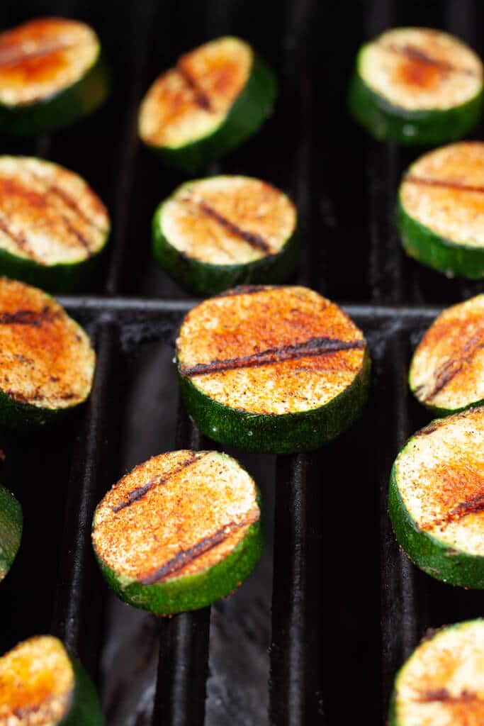 grilled zucchini crostini