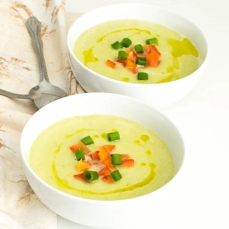 spicy cold cucumber soup
