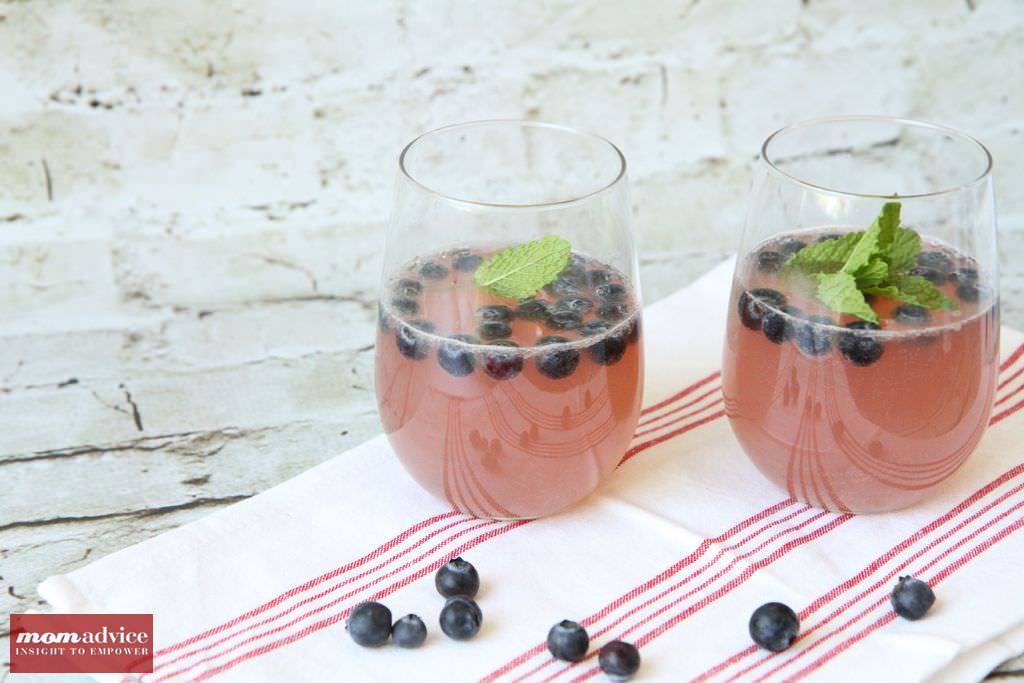 blueberry sangria lemonade