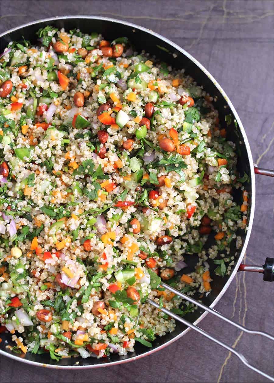 healthy quinoa salad