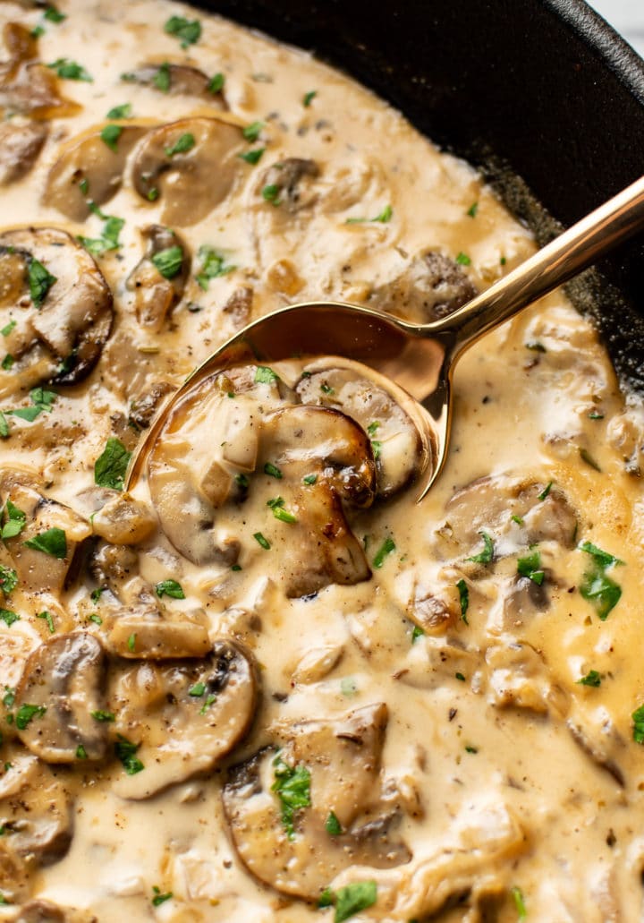 creamy mushroom sauce