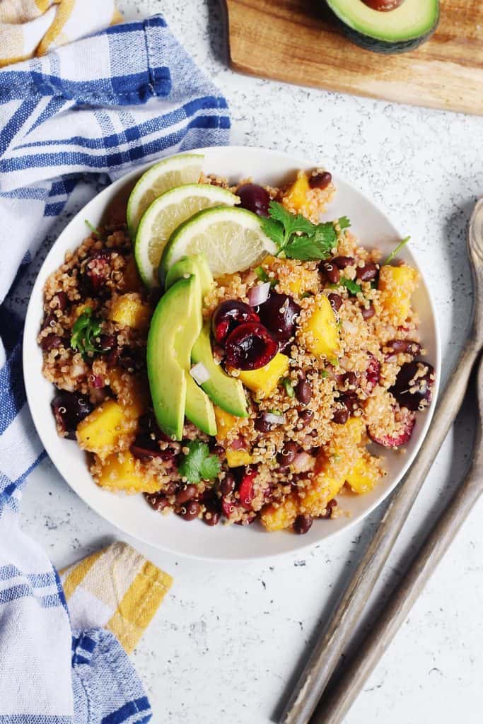 black bean quinoa salad