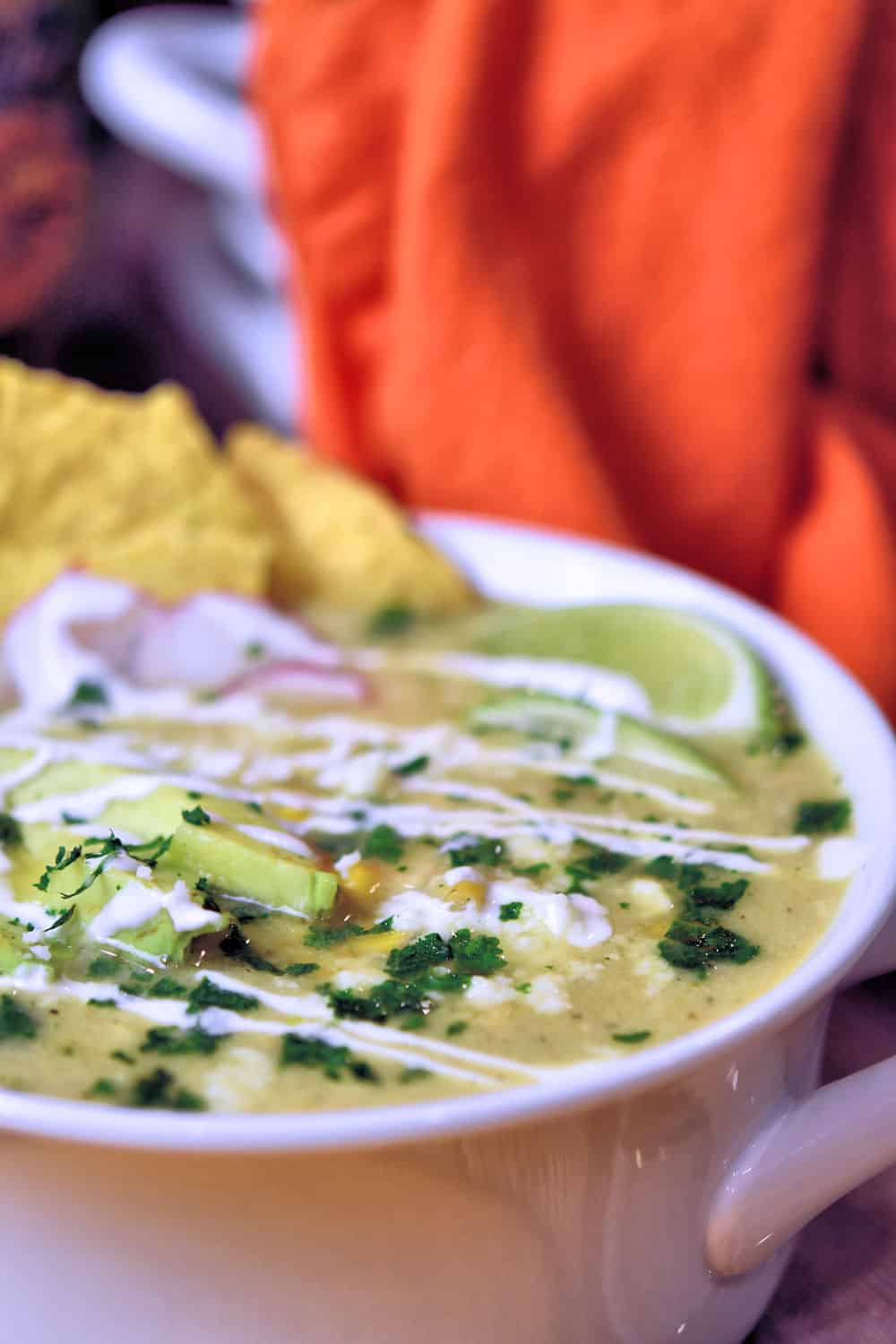 green chile chicken soup