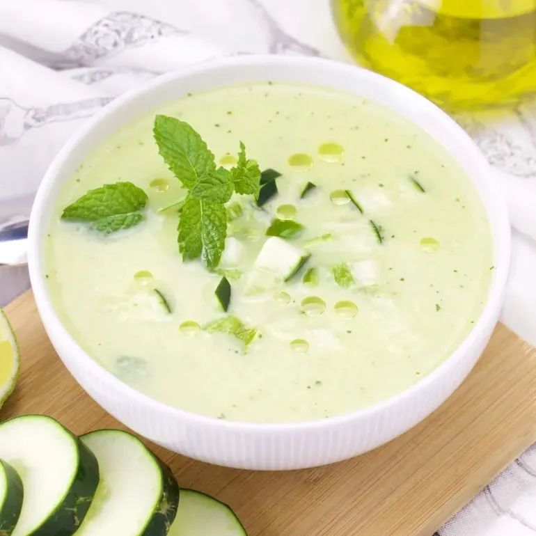 cucumber mint gazpacho