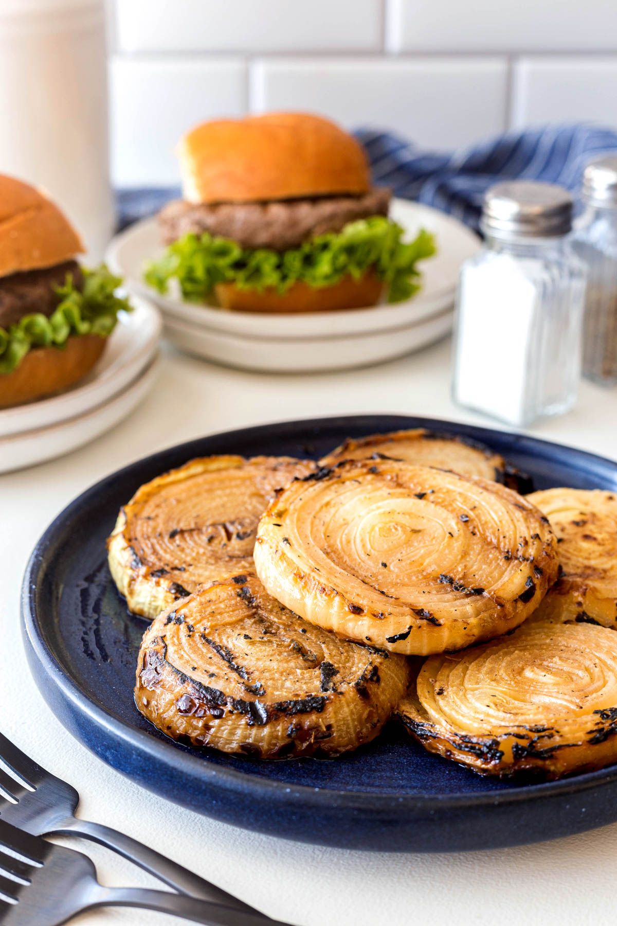 mustard grilled onions