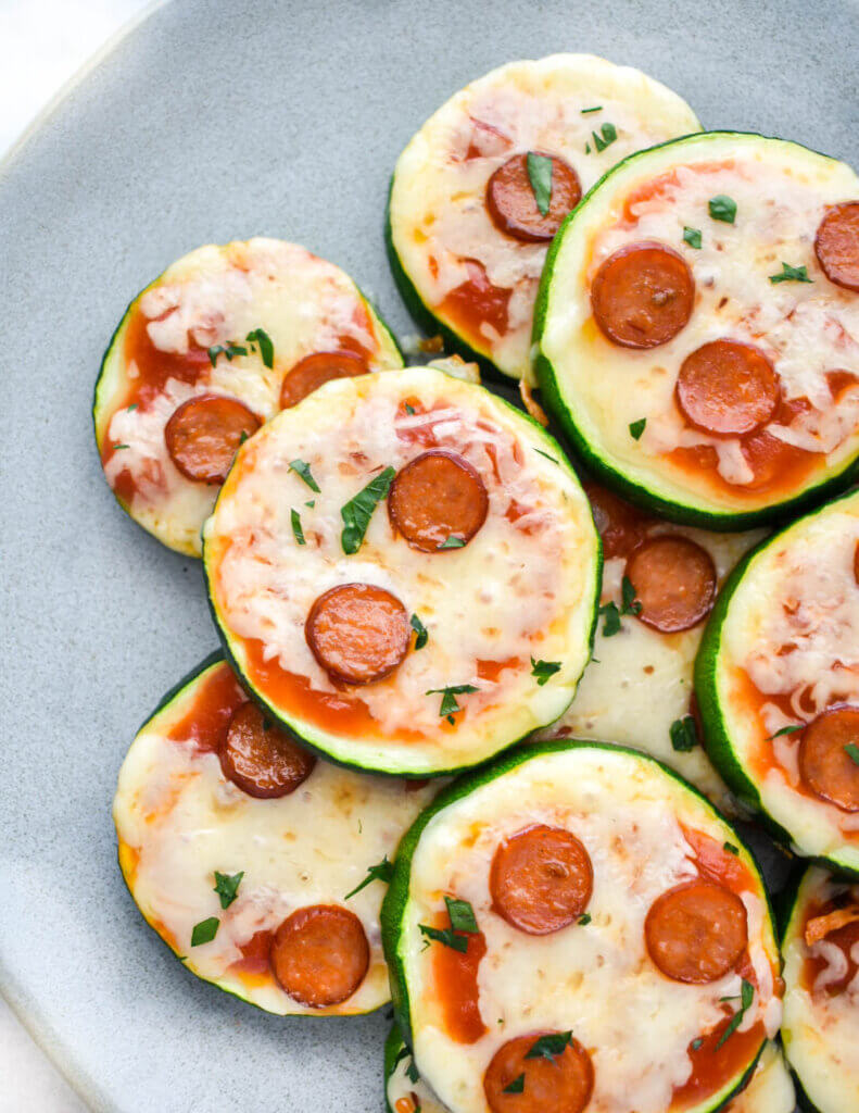 zucchini pizza bites