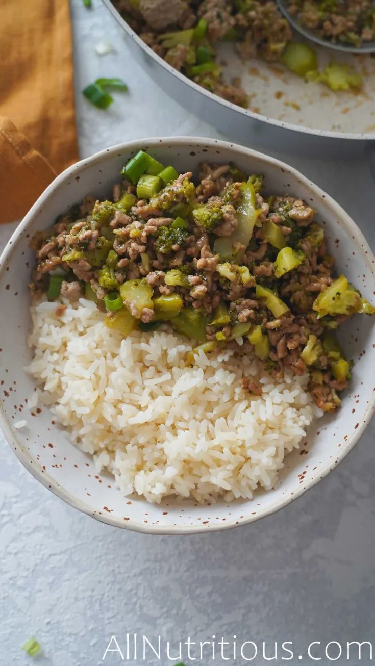 ground pork stir fry