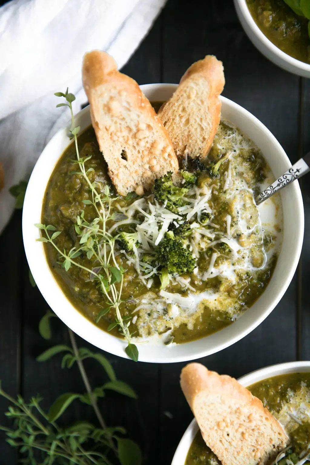 roasted broccoli and carrot soup