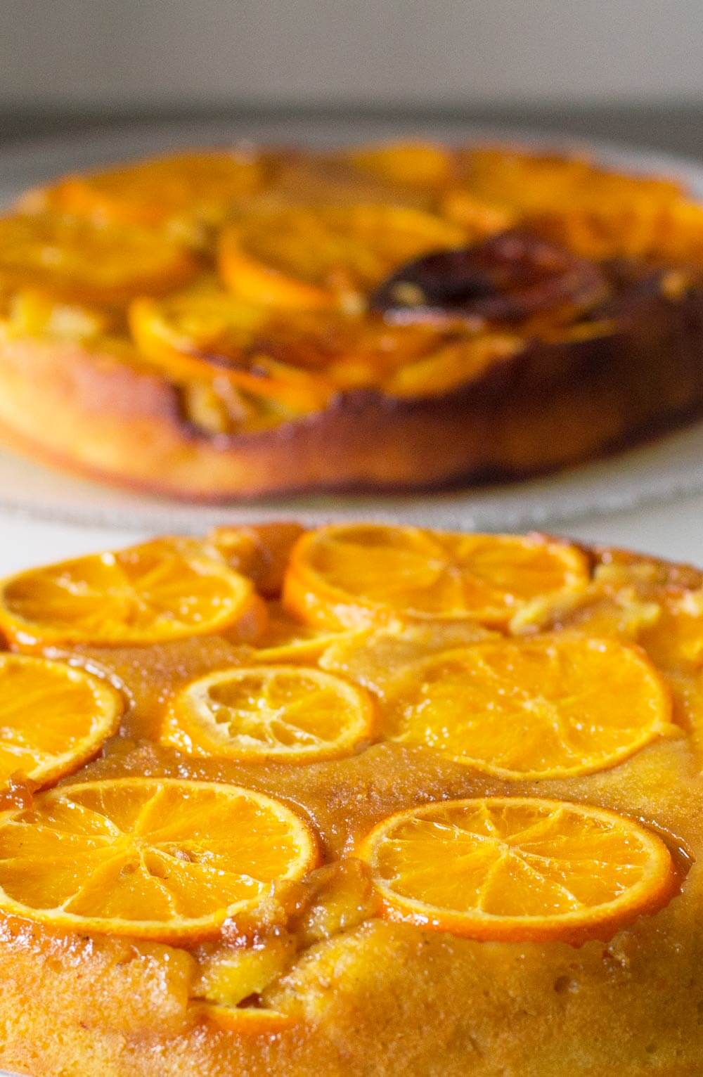 orange olive oil upside down cake