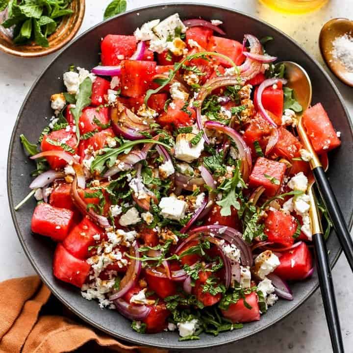 feta watermelon salad