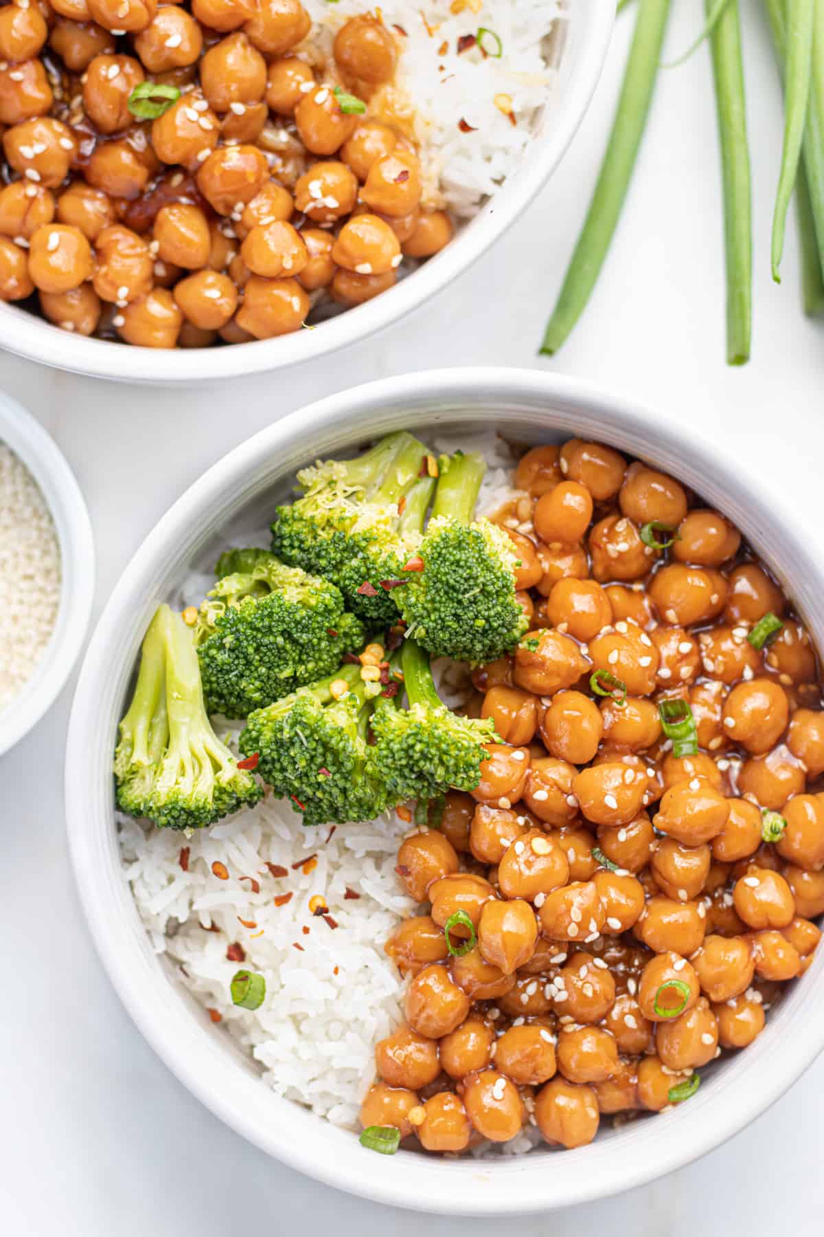 sesame chickpeas