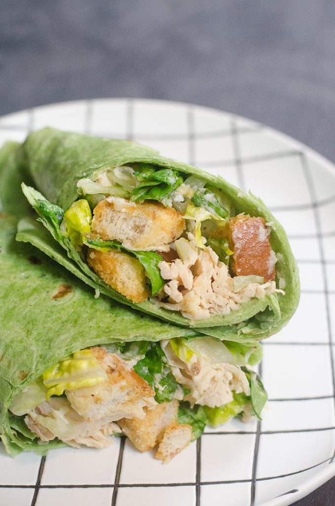 chicken ceaser wrap