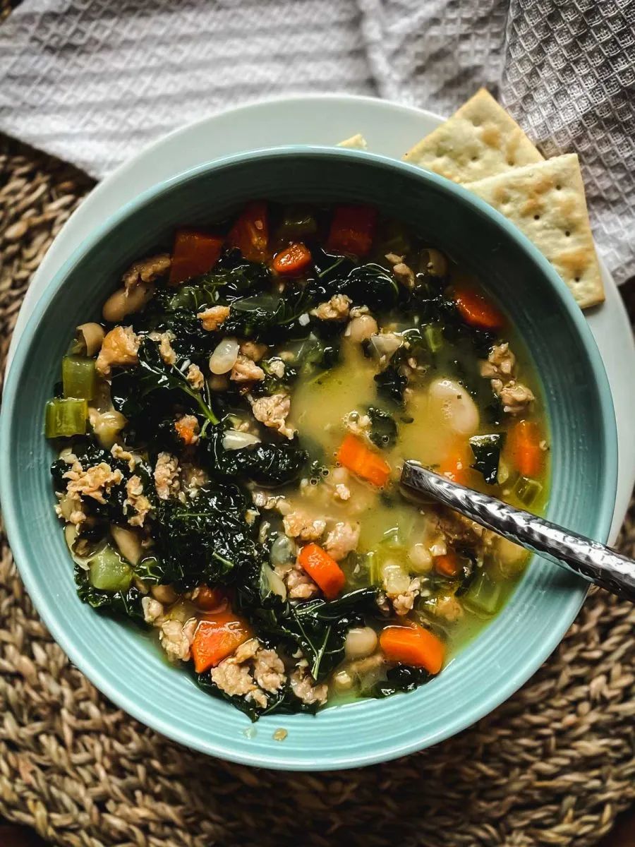 kale sausage white bean soup