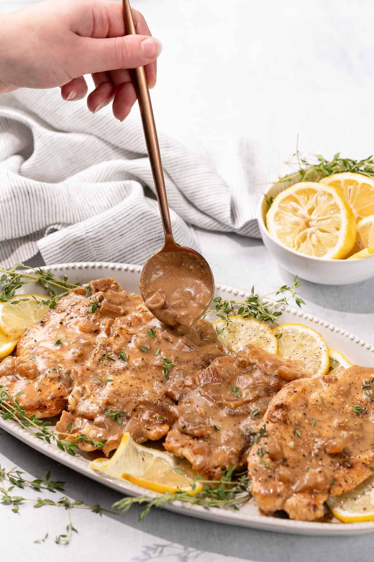 lemon butter chicken